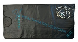 the higherdose sauna blanket with its controller