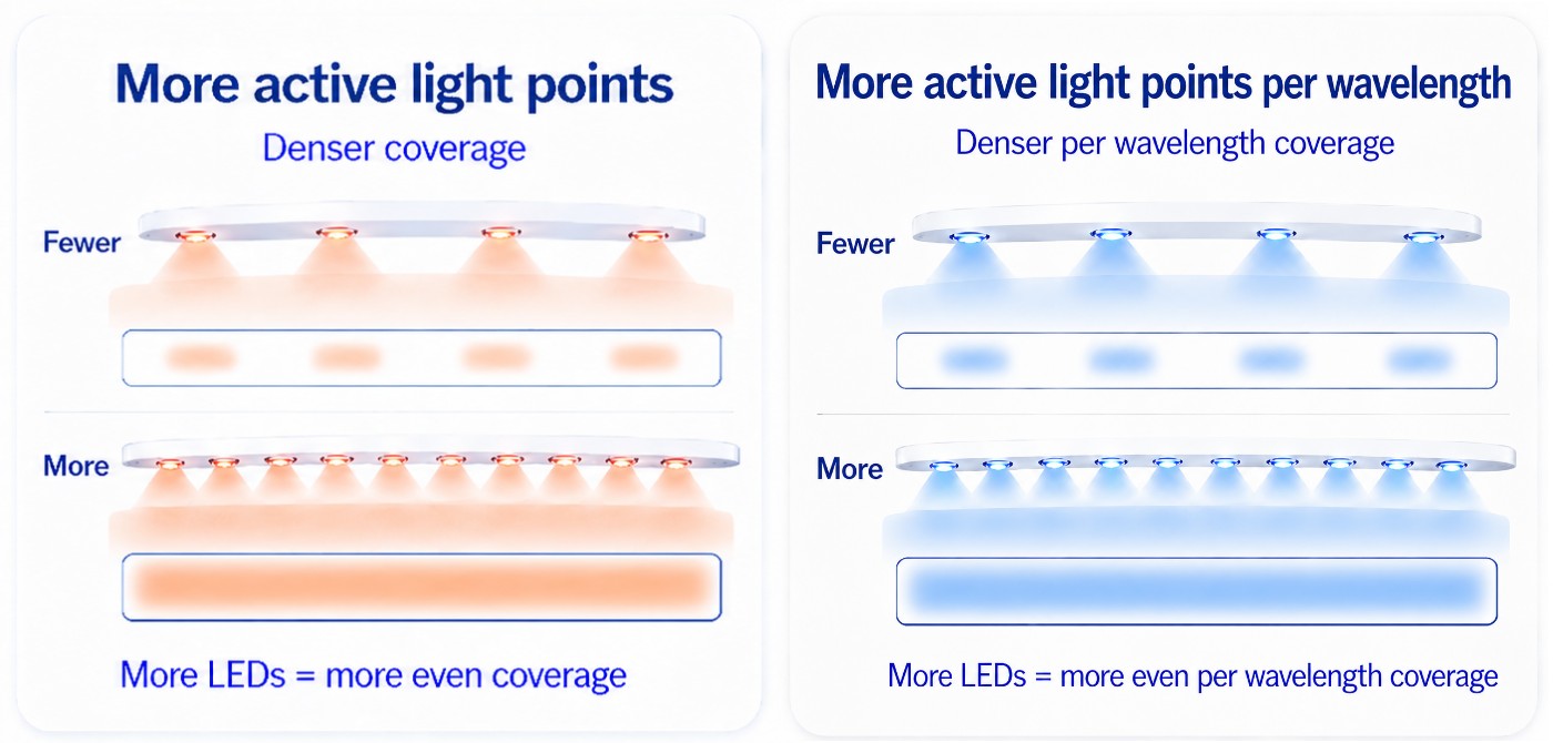 Light Coverage Layout Best Red Light Masks 2026: Check Light Coverage First
